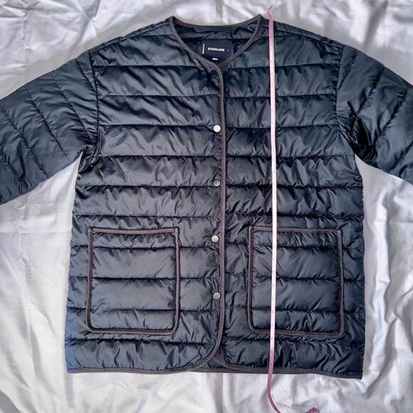 EVERLANE ReNew channeled liner jacket Large puffer - Picture 4 of 8